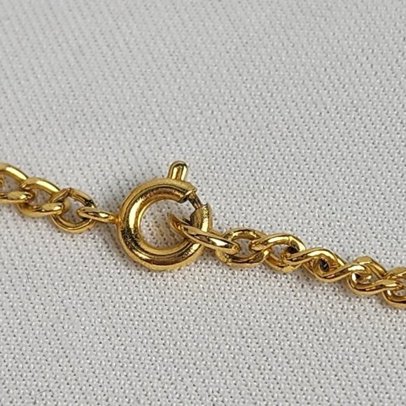Vintage Gold Tone Chain Key Necklace - Picture 5 of 6